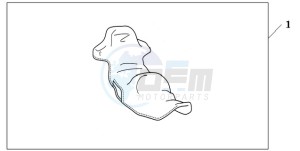 CB1300SA9 France - (F / ABS BCT CMF MME TWO TY2) drawing SEAT COVER