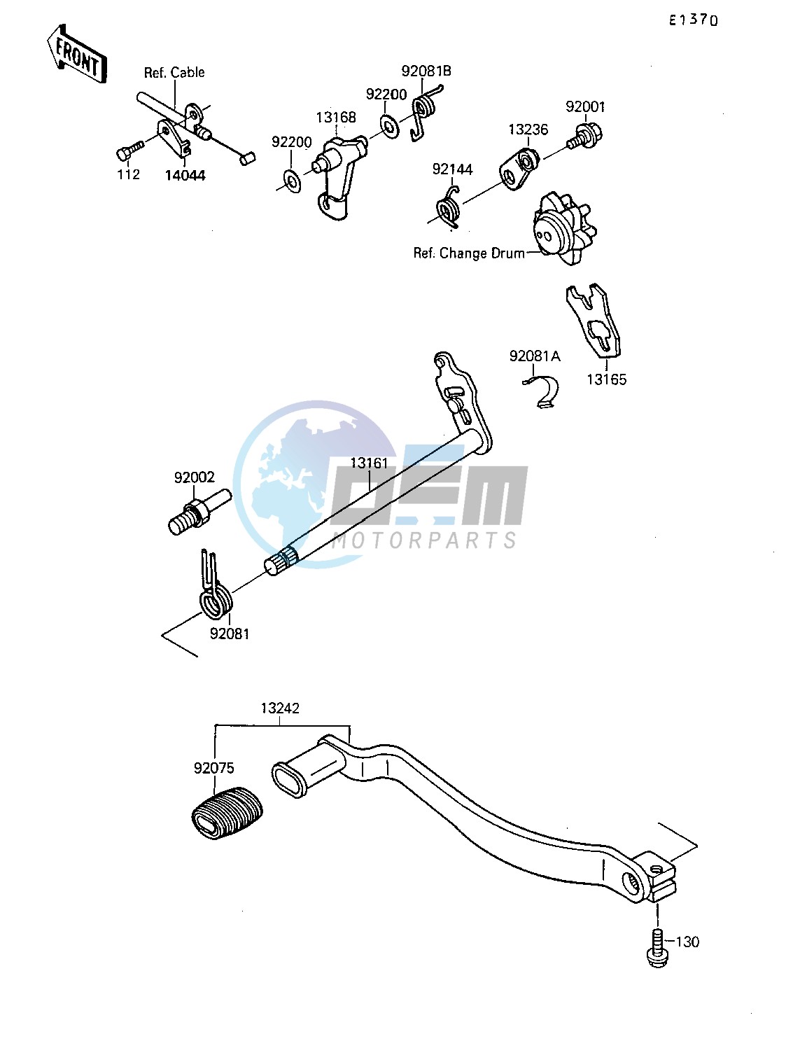 GEAR CHANGE MECHANISM