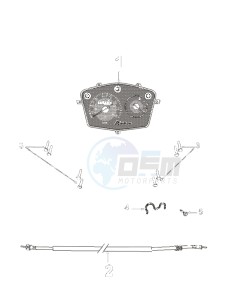 KISBEE 50 N drawing SPEEDOMETER