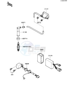 KL 600 A [KL600] (A1) [KL600] drawing IGNITION