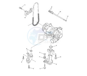 FZ8-N 800 drawing OIL PUMP