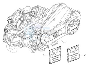 LX 50 4T-4V USA drawing Engine assembly