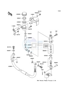 VN1600_CLASSIC VN1600-A3H GB XX (EU ME A(FRICA) drawing Rear Master Cylinder