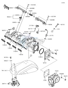 JET SKI ULTRA 310X JT1500LGF EU drawing Throttle