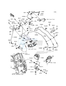 1400GTR ABS ZG1400EGF FR GB XX (EU ME A(FRICA) drawing Brake Piping