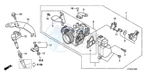 SH300A9 ED / ABS TBX drawing THROTTLE BODY