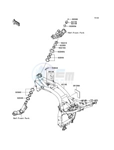 Z750 ZR750LBF FR GB XX (EU ME A(FRICA) drawing Frame