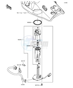 NINJA ZX-10R ABS ZX1000SGFB XX (EU ME A(FRICA) drawing Fuel Pump