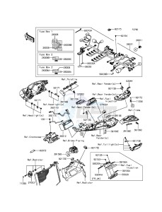 NINJA_ZX-6R_ABS ZX636FFF FR GB XX (EU ME A(FRICA) drawing Chassis Electrical Equipment