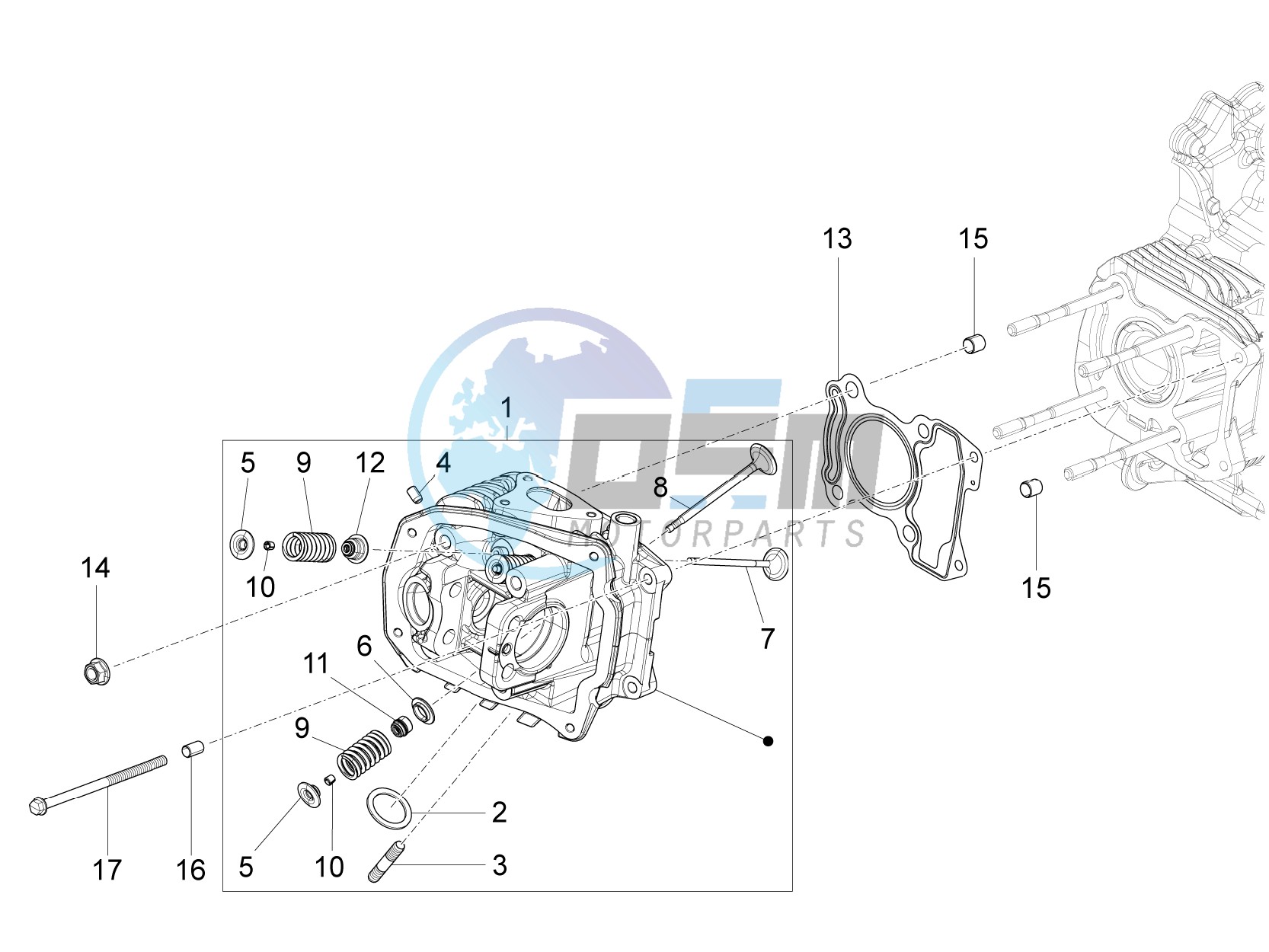 Cilinder head unit - Valve