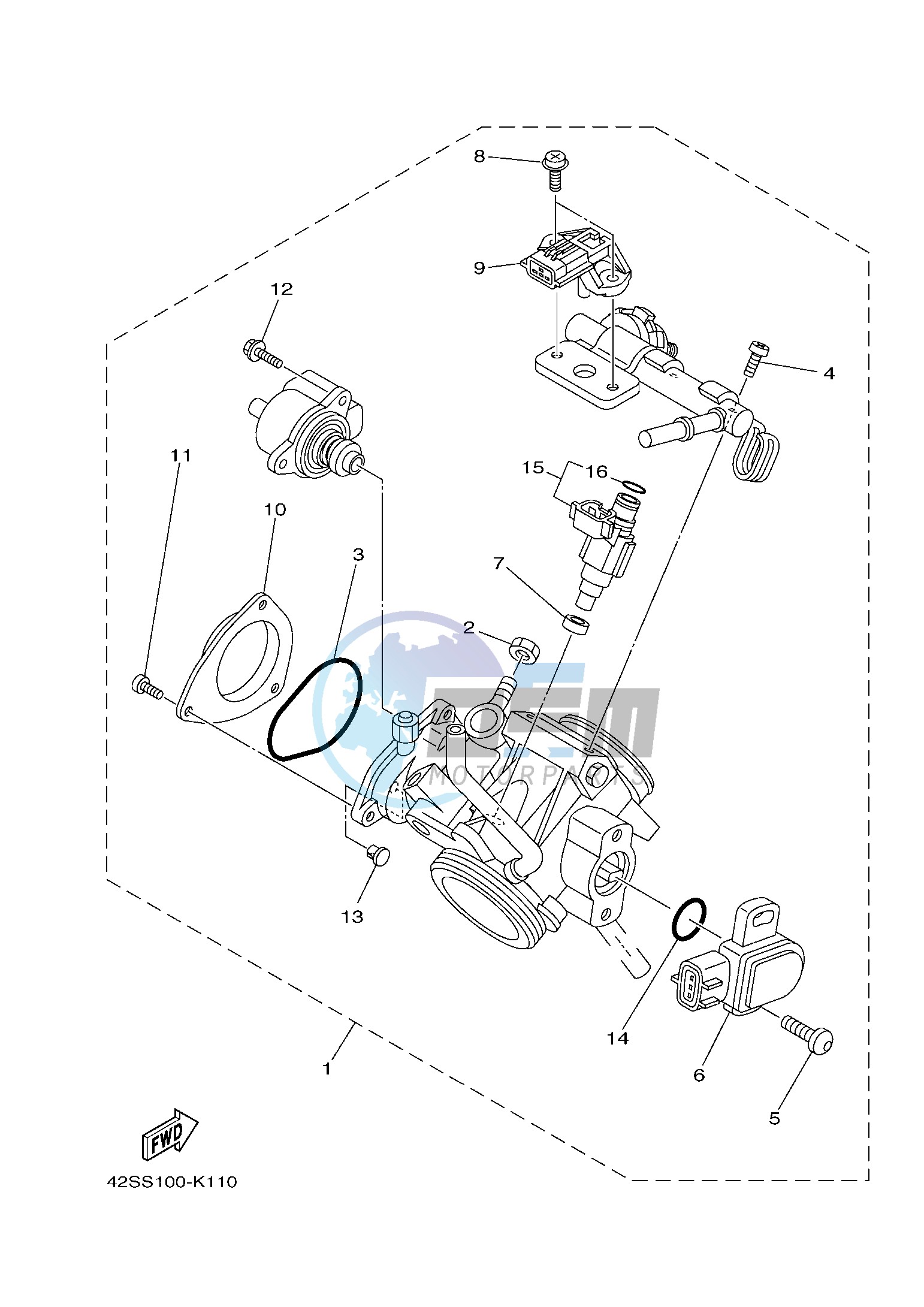 THROTTLE BODY ASSY 1