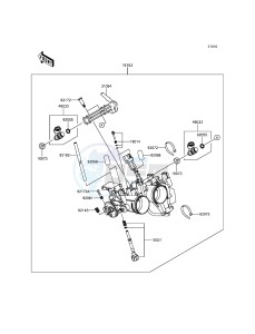 NINJA_300_ABS EX300BFFA XX (EU ME A(FRICA) drawing Throttle