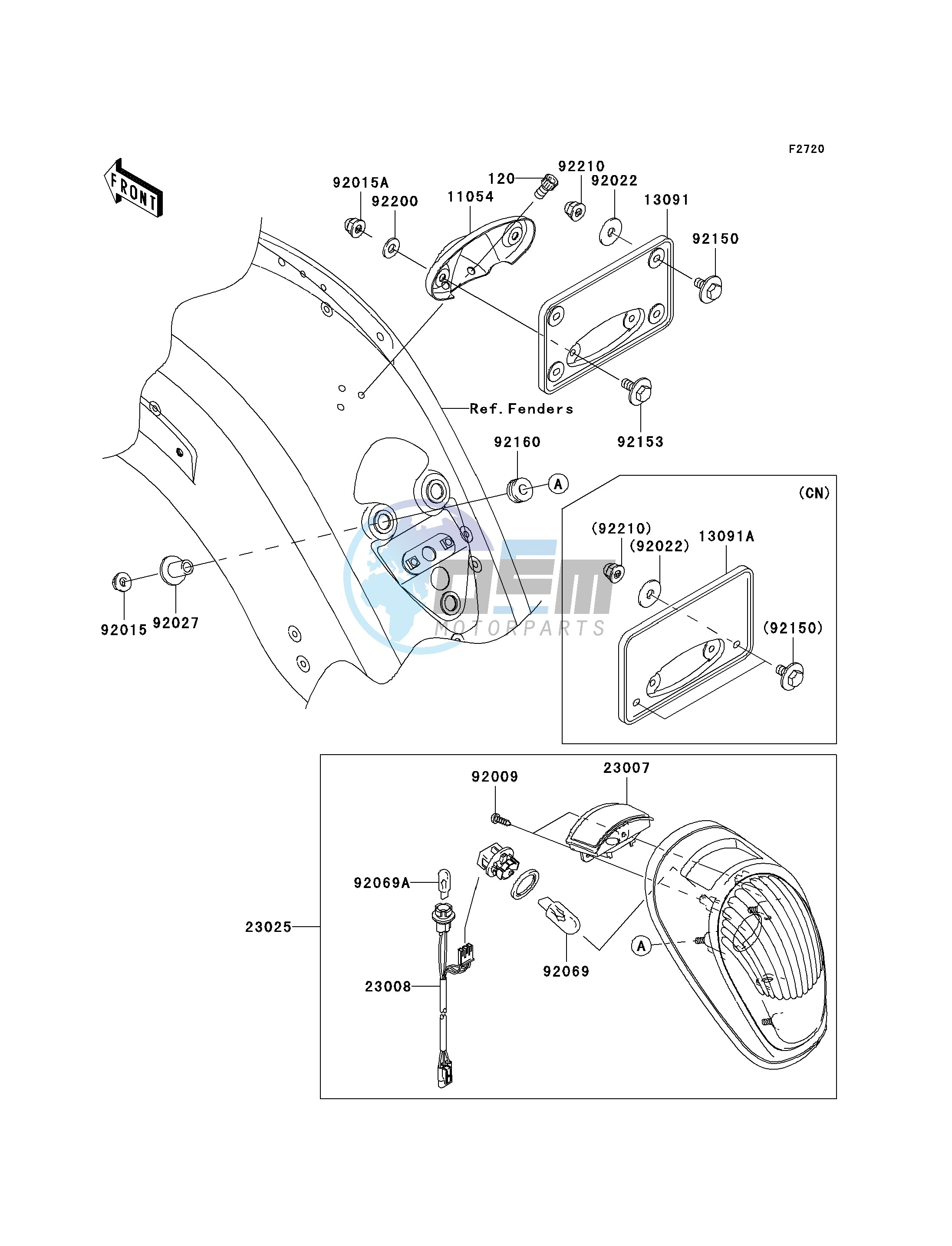 TAILLIGHT-- S- -