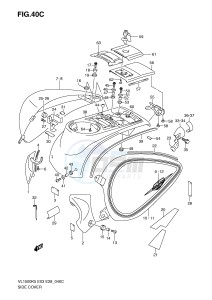 VL1500 (E3-E28) drawing SIDE COVER (MODEL K9)