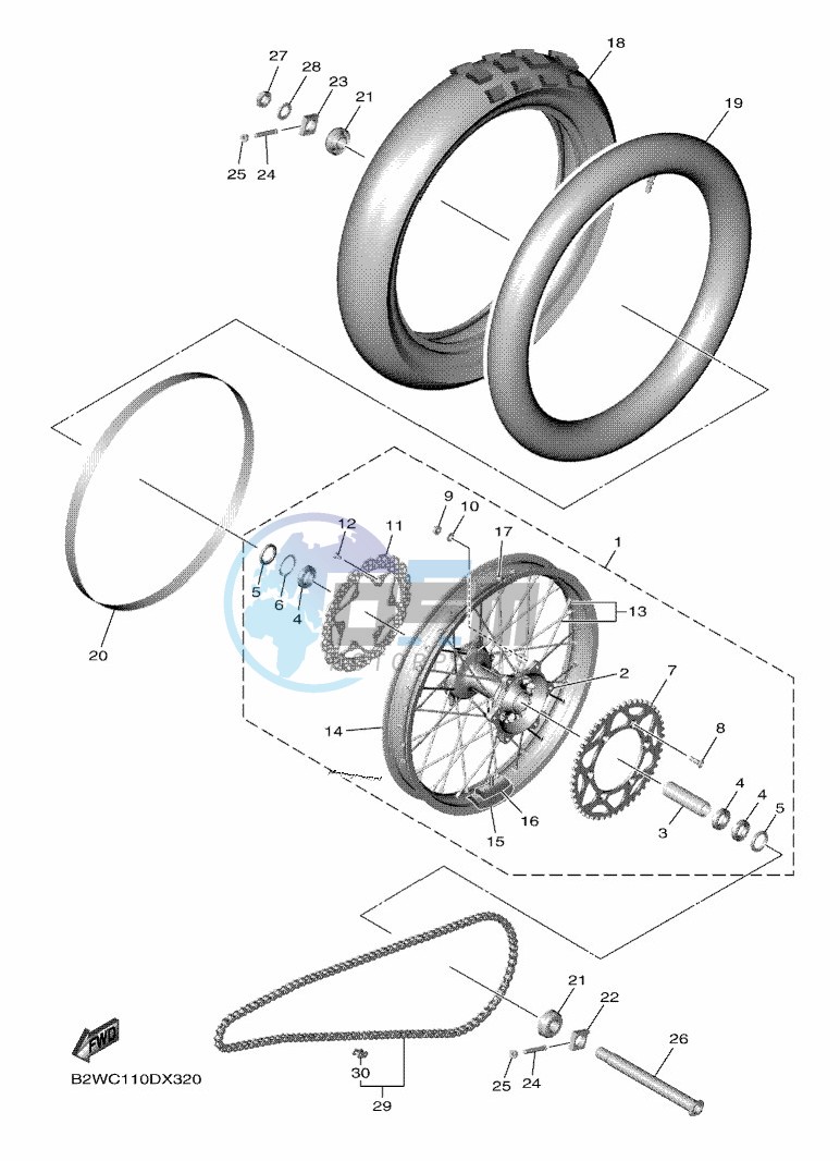 REAR WHEEL