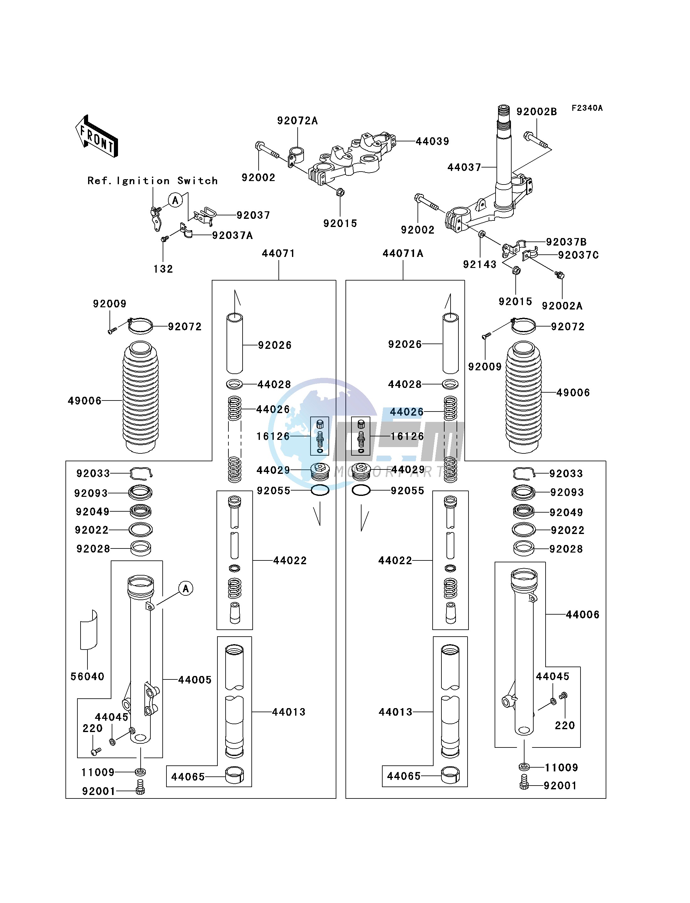 FRONT FORK-- A7F- -