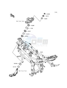 Z250SL BR250EFS XX (EU ME A(FRICA) drawing Frame