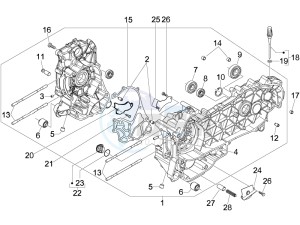 Carnaby 250 4t ie e3 drawing Crankcase