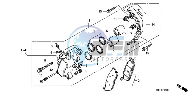 FRONT BRAKE CALIPER