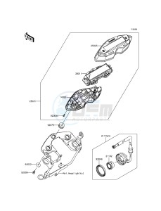 KLX125 KLX125CGF XX (EU ME A(FRICA) drawing Meter(s)