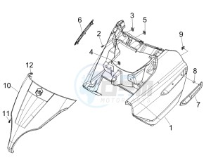 X7 300 ie Euro 3 drawing Front shield