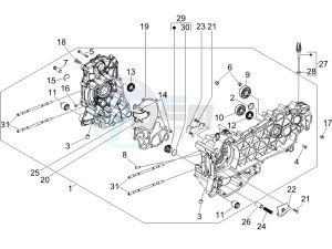 Runner 200 VXR 4t Race e3 drawing Crankcase