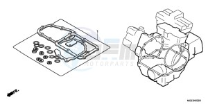 VFR1200FDC VFR1200F Dual Clutch E drawing GASKET KIT B