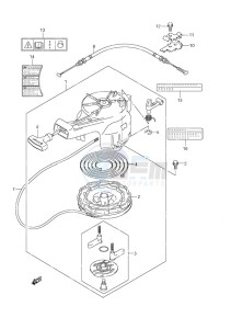 DF 4 drawing Recoil Starter