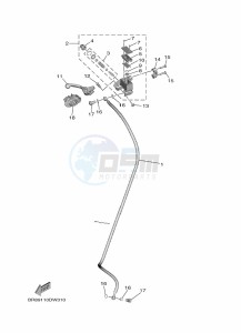 YZ65 (BR8F) drawing FRONT MASTER CYLINDER