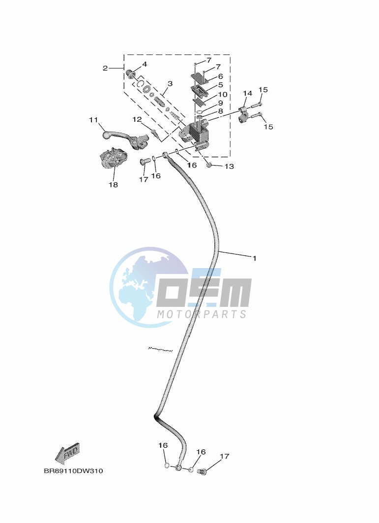 FRONT MASTER CYLINDER