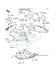 ER-6n ABS ER650B8F GB XX (EU ME A(FRICA) drawing Seat Cover