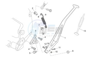 RXV 450-550 drawing Central stand