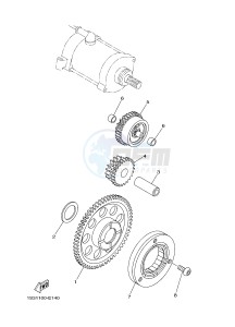 YFM700R YFM70RSSH RAPTOR 700 SPECIAL EDITION 2 (B46B) drawing STARTER