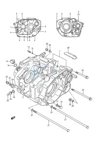 LS650 (E28) SAVAGE drawing CRANKCASE