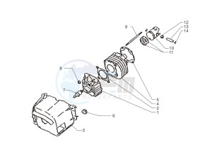 Ark AC 45 Glossy Black-Matt Black 200 drawing Cylinder-piston-wrist pin assy.