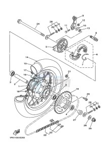 TT-R50E (BEGH) drawing REAR WHEEL