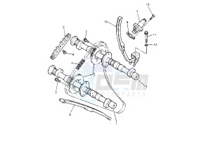 XJ S DIVERSION 900 drawing CAMSHAFT -CHAIN