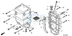 TRX500FAA Australia - (U) drawing OIL TANK