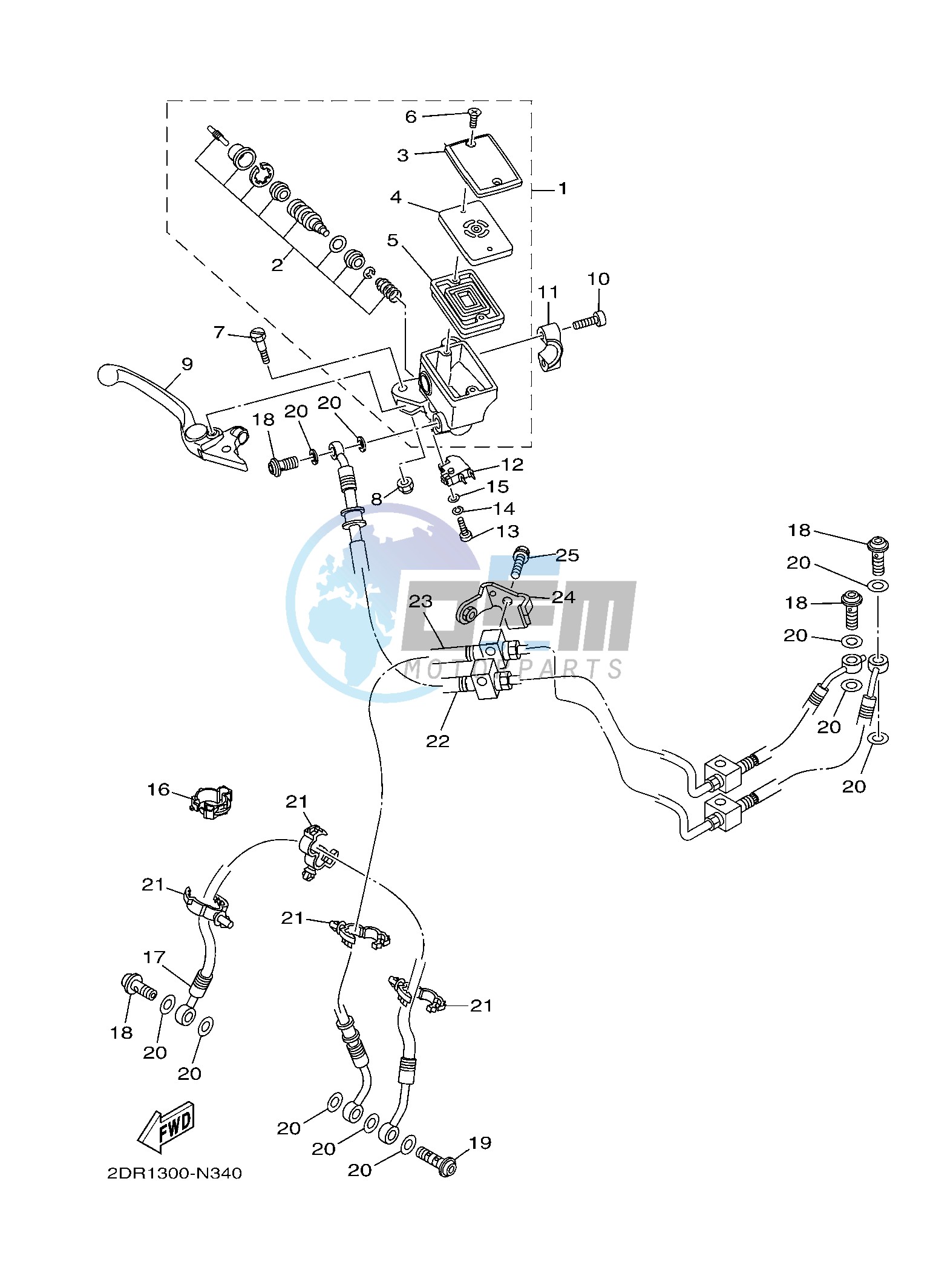 FRONT MASTER CYLINDER