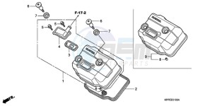 CBR125RW9 UK - (E / WH) drawing CYLINDER HEAD COVER