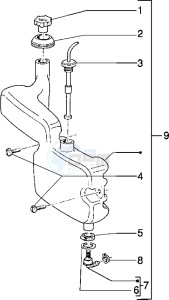 Typhoon 50 XR drawing Oil tank