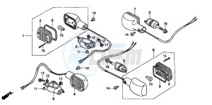 CMX250C REBEL drawing WINKER