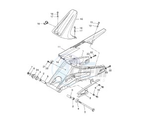 YZF R 125 drawing REAR ARM