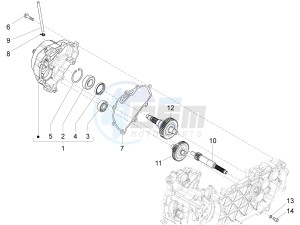 LX 125 4T 3V ie drawing Reduction unit