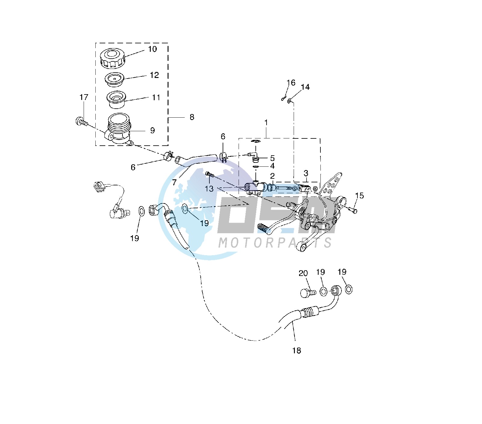 REAR MASTER CYLINDER