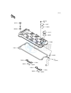 JET SKI ULTRA LX JT1500KGF EU drawing Cylinder Head Cover