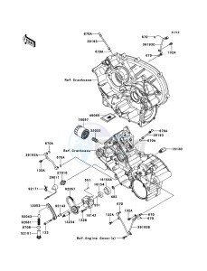 KVF650_4X4 KVF650FCS EU GB drawing Oil Pump