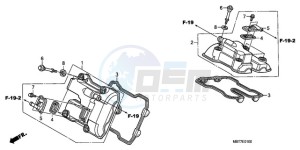 XL1000V9 Europe Direct - (ED) drawing CYLINDER HEAD COVER