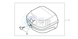 SZX50X X8R-X drawing TOP BOX 26L