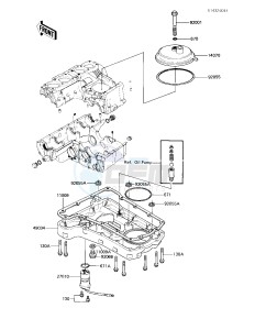 KZ 750 F [LTD SHAFT] (F1) [LTD SHAFT] drawing BREATHER COVER_OIL PAN